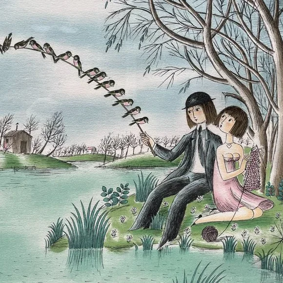 Raymond Peynet | Art | Whimsical Signed Artist Proof Etching
